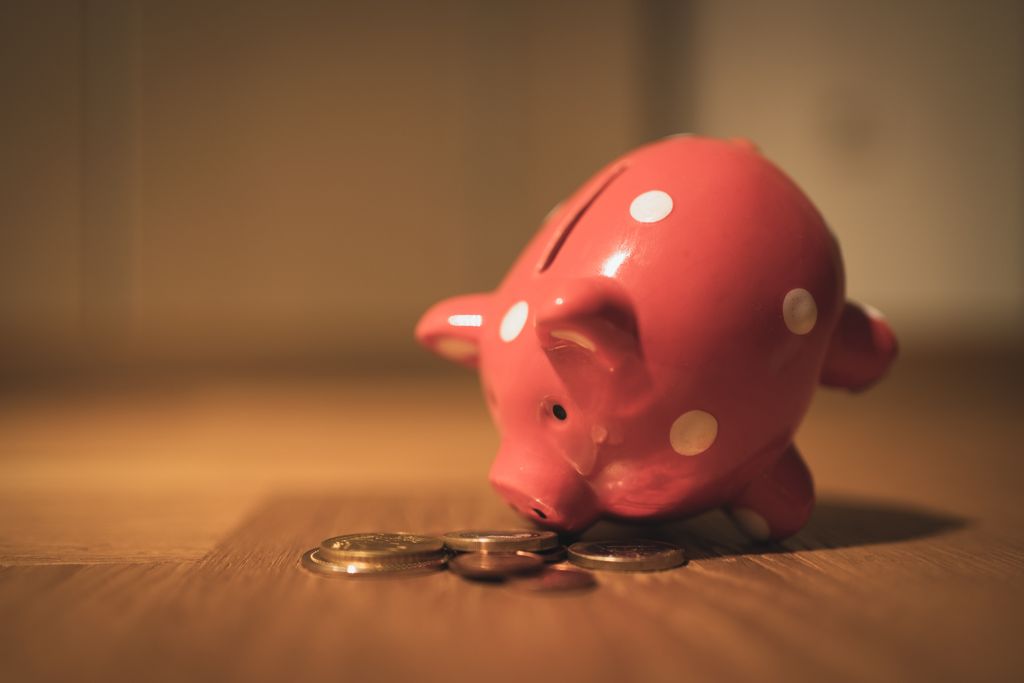 Alcancia de ahorro por compra inteligente