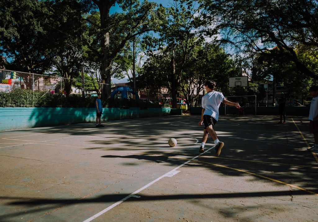 Deporte en clima soleado